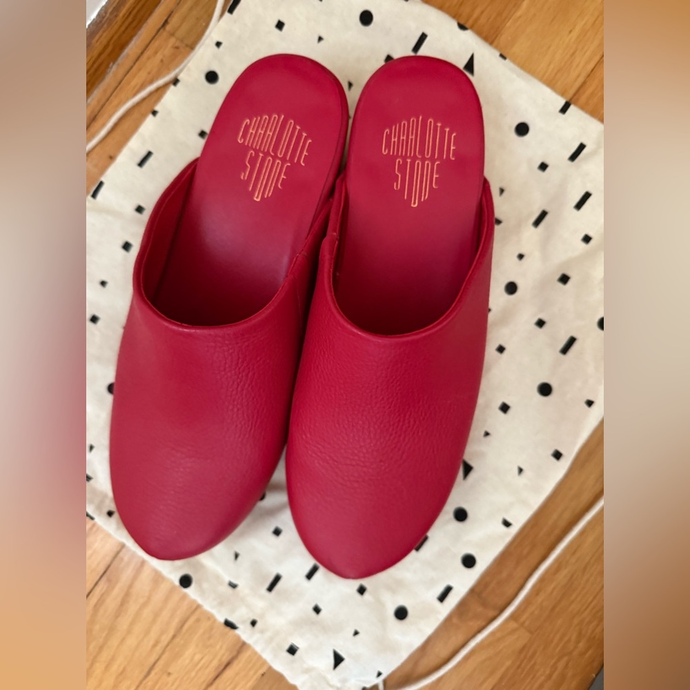 Charlotte Stone Martino clogs sz 9